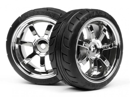 KOŁA MOUNTED T-GRIP TIRE 26mm | HPI 4738