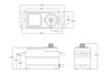 Serwo HiVolt Coreless Low Profile (12kg-0,07s/60°) | SRT-CH6012 SRT
