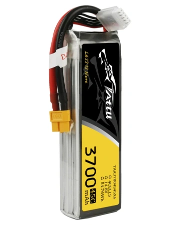 Akumulator LiPo 3700mAh 14,8V 45C 4S1P XT60 | TAA37004S45X6 TATTU