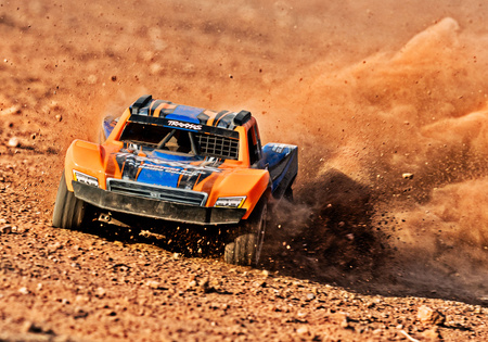 Traxxas Mini Slash 4X4 BL-2S Short Course 1:16 Żółty Samochód Zdalnie Sterowany Model RC | 108164-1-YLW