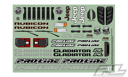 Karoseria 1:10 Jeep Gladiator Rubicon (Slash Short Course) transparentna | ProLine 354200