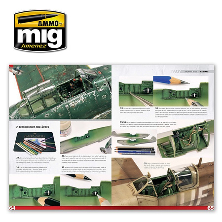Encyklopedia Modelarska Encyclopedia of Aircraft Modelling Techniques Vol. 1 Cockpits Diego Quijano | 6050 AMMO BY MIG JIMENEZ