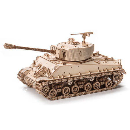 Little Story Drewniane Puzzle Model 3D Czołg M4A3E8 Sherman World of Tanks 34,4x14,2x15,5cm | WOT01