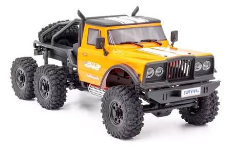 Hobbytech CRX18 RTR Truck Trial 6X6 1/18 Pomarańczowy Samochód Zdalnie Sterowany Model RC | 1.CRX18-6WD-FC-OR