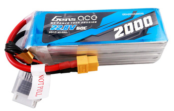 Akumulator LiPo 2000mAh 22,8V 60C 6S1P XT60 High Voltage | GEA20006S60X6 GENS ACE