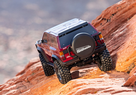 Traxxas TRX-4 Nissan Pathfinder Czerwony Samochód RC Model Zdalnie Sterowany | 110056-4-RED
