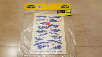 Naklejki Speed Graphics Blue (6,5x16,5cm) - 59723 Carson