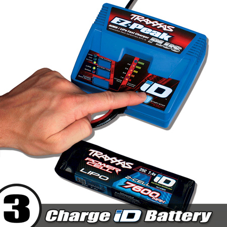 Ładowarka EZ-Peak Plus 220V 4A NiMH / LiPo iD | 2970 TRAXXAS