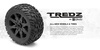 VORZA TRUGGY FLUX 4WD 6S 1/8 Czerwony | 160181 HPI