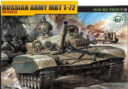 T-72 Russian Army MBT ZDALNIE STEROWANY| Academy 13308