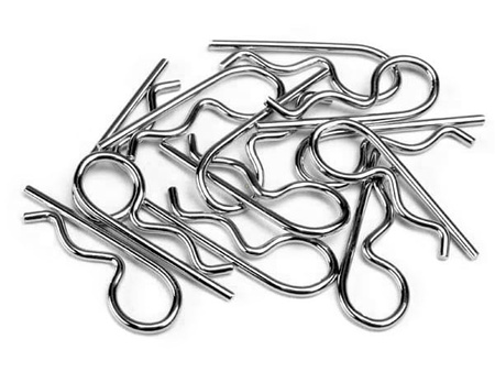 Spinki karoserii (12szt.) srebrne | 3934 TRAXXAS