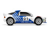 Traxxas Mini Rally VXL Ford RS200 4X4 1:12 Biały Samochód Zdalnie Sterowany Model RC | 108046-1-WHT