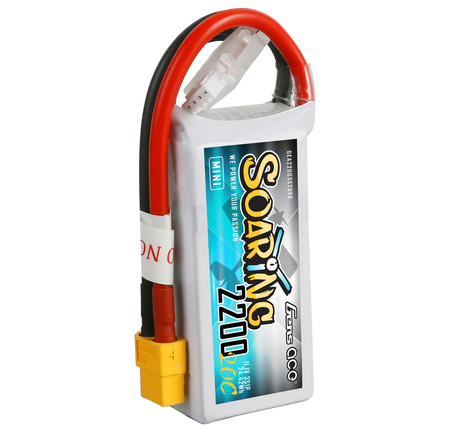 Akumulator LiPo 2200mAh 11,1V 3S1P 20C XT60 Soaring Mini | GEA22003S20X6 GENS ACE