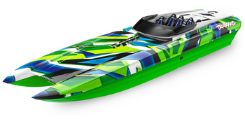 Traxxas DCB M41 Widebody Katamaran Motorówka Zdalnie Sterowana Model RC Zielona 1/10 | 57046-4 TRAXXAS