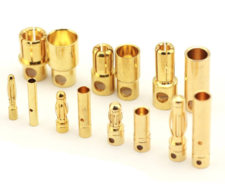 Złącze GOLD/BANAN 3mm - 1 kpl. (wtyk + gniazdo)