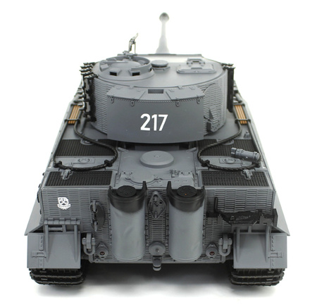 German Tiger 1 Mid Std RTR 2,4Ghz 1/24 Czołg Zdalnie Sterowany IR Dźwięk Taigen Szary | 3841-11-M HENG LONG