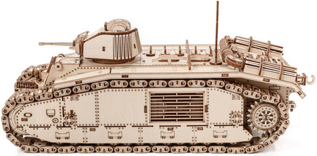 Little Story Drewniane Puzzle Model 3D Czołg Char B1 World of Tanks 29x11x13cm | WOT06