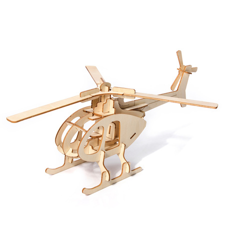 Little Story Drewniane Puzzle Model 3D Helikopter 29x21,6x13cm | D017