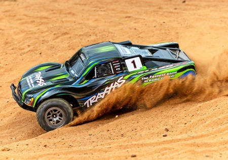 NOWY !  SLASH VXL 1:10 - bezszczotkowy BL-2s zielony -  68154-4G TRAXXAS