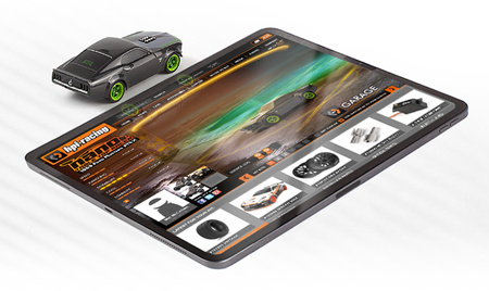 1969 Ford Mustang RTR-X Nano TTR Table Top Racer 1/64 Samochód Zdalnie Sterowany Model RC | 160980 HPI RACING