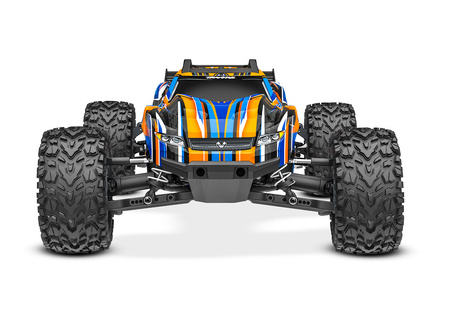 Traxxas Rustler 4X4 VXL TSM 1/10 Pomarańczowy | 67376-4-ORNG