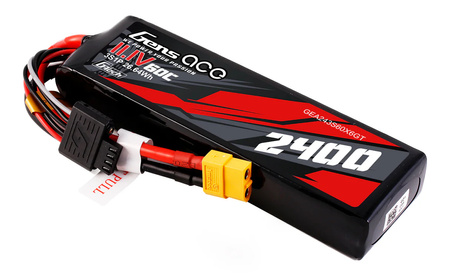 Akumulator LiPo 2400mAh 11,1V 60C 3S1P XT60 G-Tech | GEA243S60X6GT GENS ACE