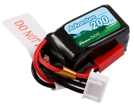 Akumulator LiPo 200mAh 11,1V 30C 3S1P JST BEC Adventure | GEA2003S30JST GENS ACE