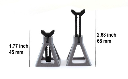 Kobyłki 3D 1:10 (4 szt.)