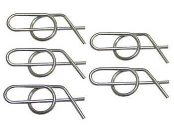 Spinki karoserii (5szt.) srebrne | UR6401 ULTIMATE