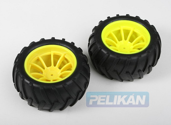 Koło truck żółte - 08010Y Himoto