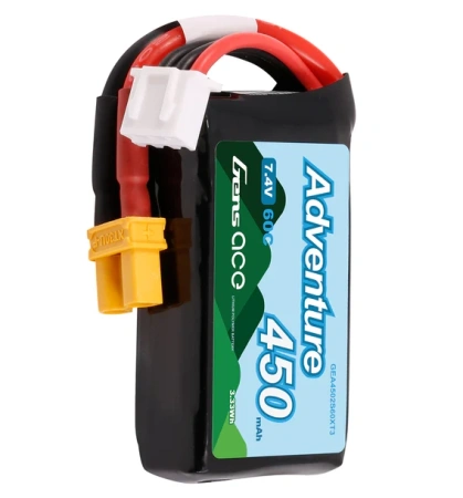 Akumulator LiPo 450mAh 7,4V 60C 2S1P XT30 Adventure | GEA4502S60XT3 GENS ACE