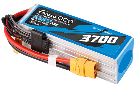 Akumulator LiPo 3700mAh 22,2V 60C 6S1P XT90 G-Tech | GEA376S60X9GT GENS ACE