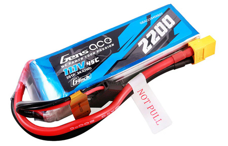 Akumulator LiPo 2200mAh 11,1V 45C 3S1P XT60 G-Tech | GEA223S45X6GT GENS ACE
