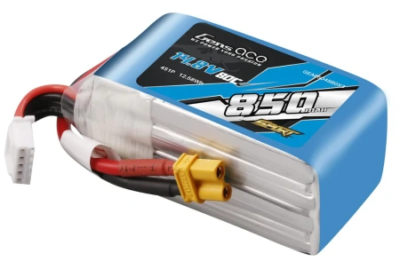 Akumulator LiPo 850mAh 14,8V 80C 4S1P XT30 Sport | GEA8504S80X3 GENS ACE