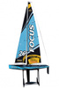 Focus V3 RTR Żaglówka Zdalnie Sterowana Model RC Niebieska Wysokość 2046mm Długość 995mm | 4ST308812V3B JOYSWAY
