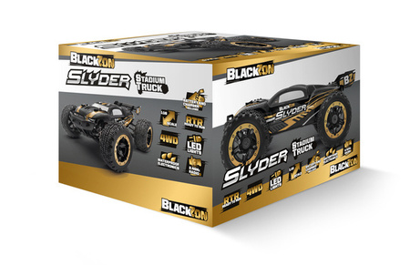 BlackZon Slyder ST Stadium Truck 1/16 4WD Złoty Samochód Zdalnie Sterowany Model RC | 540103