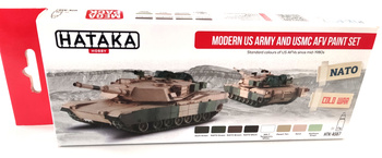 Zestaw farb akrylowych (MODERN US ARMY&USMC AFV) | HTK-AS67 HATAKA