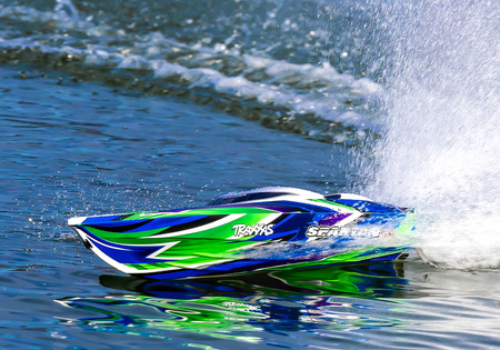 Spartan SR Motorówka Łódź Zdalnie Sterowana Zielona | 103076-4 TRAXXAS
