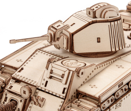 Little Story Drewniane Puzzle Model 3D Czołg Char B1 World of Tanks 29x11x13cm | WOT06