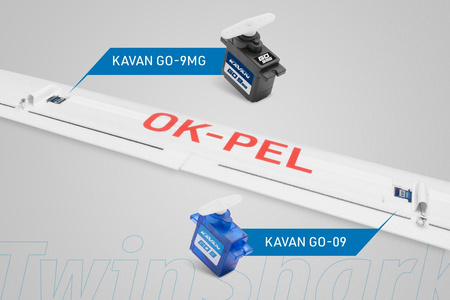 Motoszybowiec Kavan 304TS TwinShark 2700mm ARF Samolot Zdalnie Sterowany Model RC | KAV02.8077