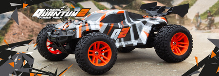 Maverick Quantum2 XT Stadium Truck 4WD 1/10 Pomarańczowy Samochód Zdalnie Sterowany Model RC | 150403