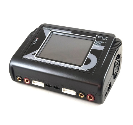 Ładowarka Dwuportowa Redox SIGMA DUO 2x150W z wbudowanym zasilaczem - dotykowy wyświetlacz