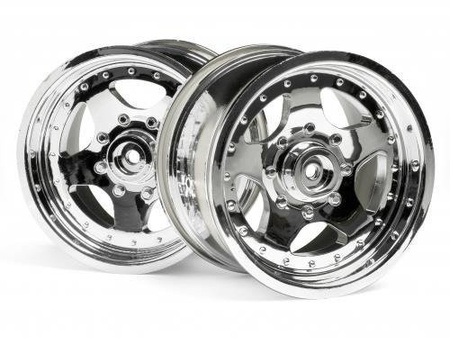 Felgi AR-5WHEEL CHROME (83x56mm/2pcs) | HPI 82001