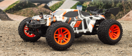 Maverick Quantum2 XT Stadium Truck 4WD 1/10 Pomarańczowy Samochód Zdalnie Sterowany Model RC | 150403