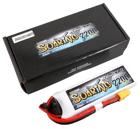 Akumulator LiPo 2200mAh 7,4V 30C 2S1P XT60 G-Tech Soaring | GEA222S30X6GT GENS ACE