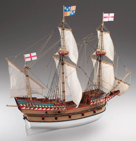 Galeon Golden Hind Model Drewniany Żaglowiec 1/72 500mm | D017 DUSEK
