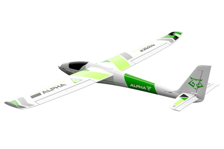 Motoszybowiec Kavan Alpha 1500 V2 RTF 1492mm Zielony Samolot Zdalnie Sterowany Model RC | KAV02.8075V2RTF