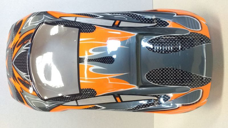 KAROSERIA 1:10 ON-ROAD black/orange - HSP 10030-2
