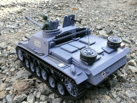Czołg/Działo Sturmgeschutz III 1:16 2,4GHz | 3868-1-2.4 HENG LONG