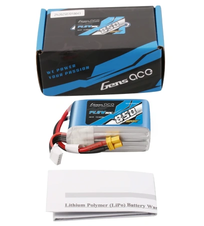 Akumulator LiPo 850mAh 14,8V 80C 4S1P XT30 Sport | GEA8504S80X3 GENS ACE